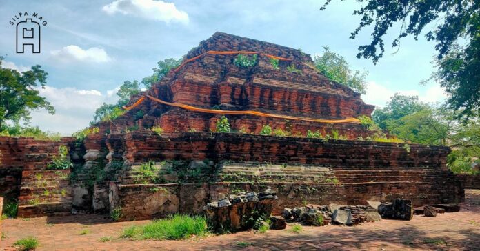 ฐาน พระปรางค์ วัดสมณโกฏฐาราม เมืองอโยธยา