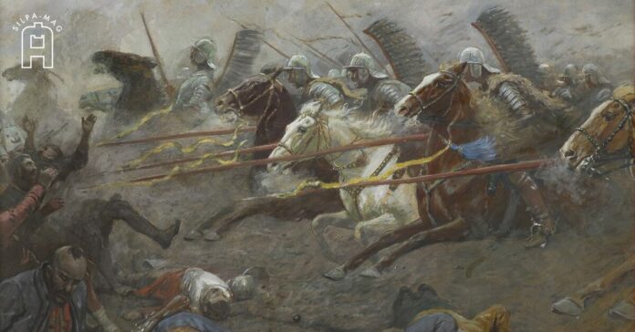 ทหารม้า วิหคฮุสซาร์ ติด ปีก แห่ง โปแลนด์ จู่โจม ศัตรู
