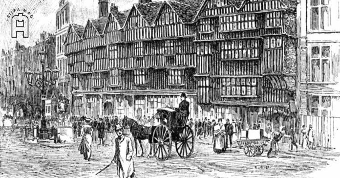 ถนนกรุงลอนดอน อังกฤษ ค.ศ. 1900