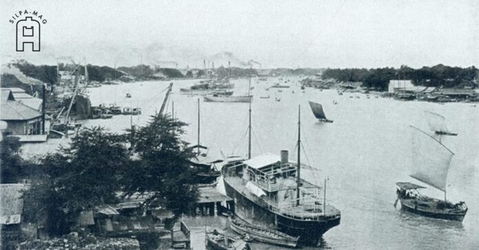 แม่น้ำเจ้าพระยา การค้าทางเรือ ท่าเรือโปเส็ง