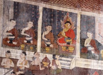 จิตรกรรม พระกระยาหารมื้อสุดท้ายของพระพุทธเจ้า สูกรมัททวะ