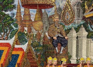 ภาพโมเสก รัชกาลที่ 5 วัดราชบพิธสถิตมหาสีมาราม
