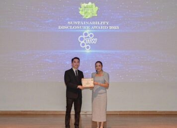 TTW รับรางวัลเกียรติคุณ Sustainability Disclosure Award