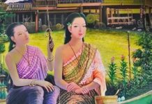 วันทอง กับ นางสายทอง จิตรกรรม วัดป่าเลไลยก์ ทำไมต้องฆ่าวันทอง