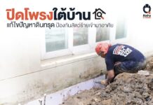 “ปิดโพรงใต้บ้าน” กับทีมงานคุณภาพ ป้องกันปัญหาดินทรุดระยะยาว
