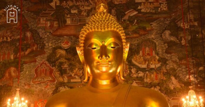 พระศรีศากยมุนี พระประธาน พระวิหารหลวง วัดสุทัศนเทพวราราม พระศรีศากยมุนี วัดสุทัศนเทพวราราม