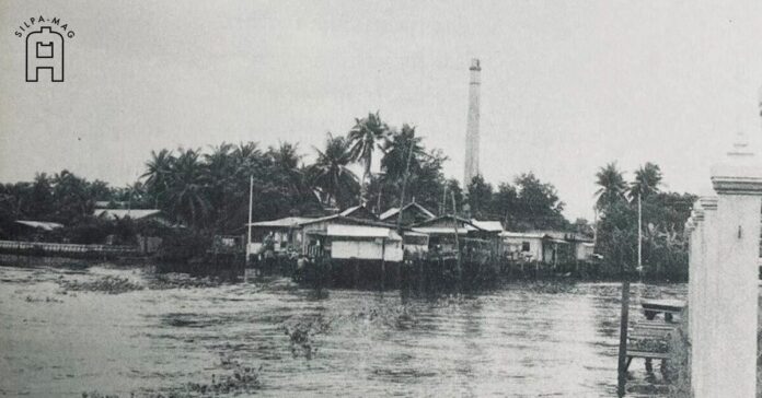 คลองพระโขนง บริเวณ หน้า วัดมหาบุศย์ คลองพระโขนง คลอง