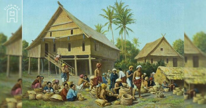 ภาพวาด ชาวบ้าน เกาะซูลาเวซี อินโดนีเซีย