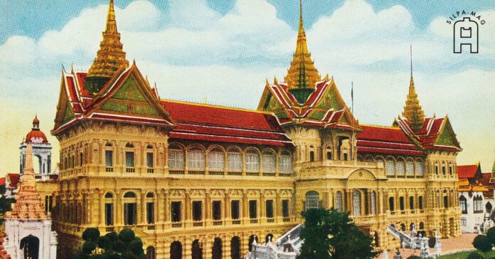 พระที่นั่งจักรีมหาปราสาท นานช่างฝรั่ง