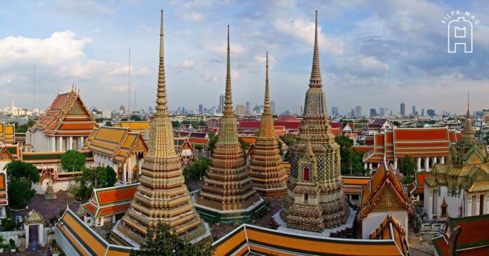 วัดพระเชตุพนวิมลมังคลาราม ราชวรมหาวิหาร พระมหาเจดีย์สี่รัชกาล พระศรีสรรเพชญ์ พระศรีสรรเพชญ์ พระพุทธรูป