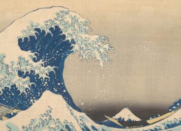 The Great Wave off Kanagawa วาดโดย คัทสึชิกะ โฮคุไซ