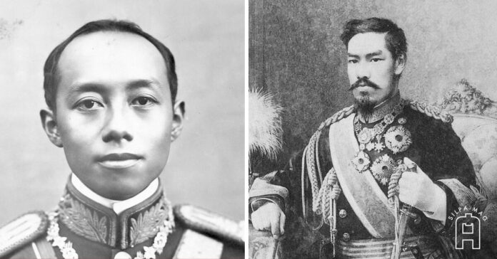 พระบาทสมเด็จพระมงกุฎเกล้าเจ้าอยู่หัว รัชกาลที่ 6 สมเด็จพระจักรพรรดิเมจิ แห่ง ญี่ปุ่น