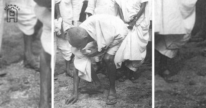 Cover photo Gandhi มหาตมะ คานธี สัตยาเคราะห์เกลือ 12 มีนาคม 1930