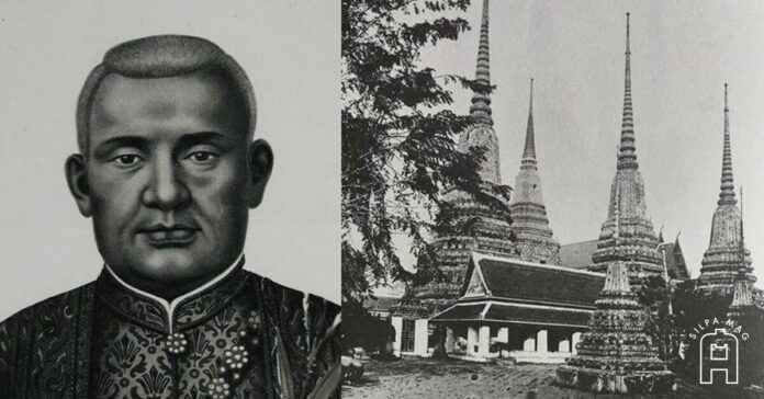 รัชกาลที่ 3 พระเจดีย์ใหญ่ วัดโพธิ์ รัชกาลที่ 3 ทรงพระประชวรเมื่อเจดีย์ที่วัดโพธิ์ เกิดเอียง