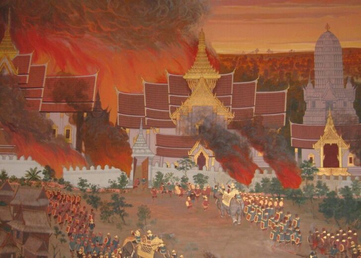 พระเจ้าเอกทัศ กษัตริย์ ขุดอุโมงค์ เผากำแพง มกุฎราชกุมารพม่า คนอยุธยา สมัยเสียกรุงครั้งที่ 2