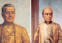 พระบาทสมเด็จ พระพุทธยอดฟ้าจุฬาโลก รัชกาลที่ 1 กับ พระบาทสมเด็จ พระพุทธเลิศหล้านภาลัย รัชกาลที่ 2 หรือ เทวดาวังล่าง เมื่อ ครั้ง ทรง เป็น กรมหลวงอิศรสุนทร ขุนนางวังหน้า