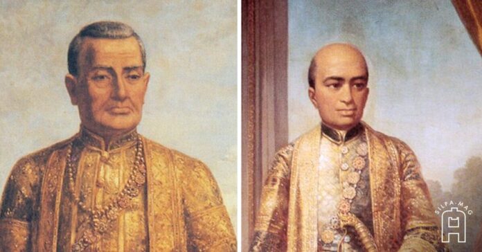 Cover photo พระบาทสมเด็จ พระพุทธยอดฟ้าจุฬาโลก รัชกาลที่ 1 กับ พระบาทสมเด็จ พระพุทธเลิศหล้านภาลัย รัชกาลที่ 2 หรือ เทวดาวังล่าง เมื่อ ครั้ง ทรง เป็น กรมหลวงอิศรสุนทร ขุนนางวังหน้า