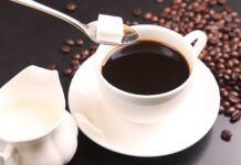 กาแฟ น้ำตาล กาแฟใส่น้ำตาล