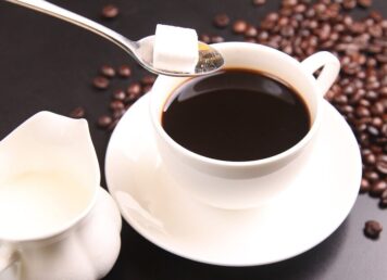กาแฟ น้ำตาล กาแฟใส่น้ำตาล