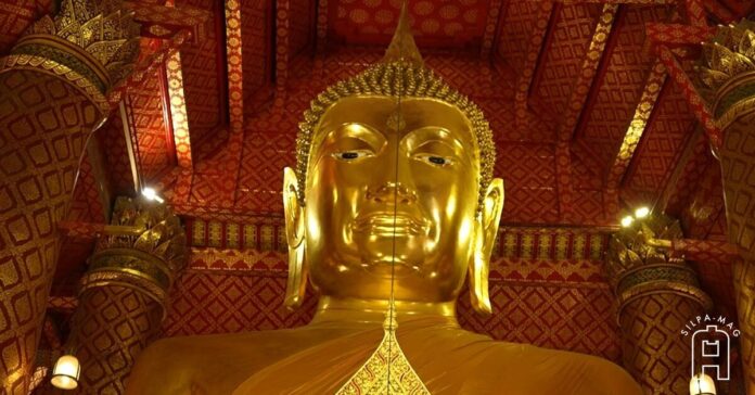 To-Ayutthaya หลวงพ่อโต วัดพนัญเชิง จ. พระนครศรีอยุธยา หลวงพ่อโต วัดพนัญเชิง เคยเสียหาย ถูกสรงน้ำจนต้องปฏิสังขรณ์