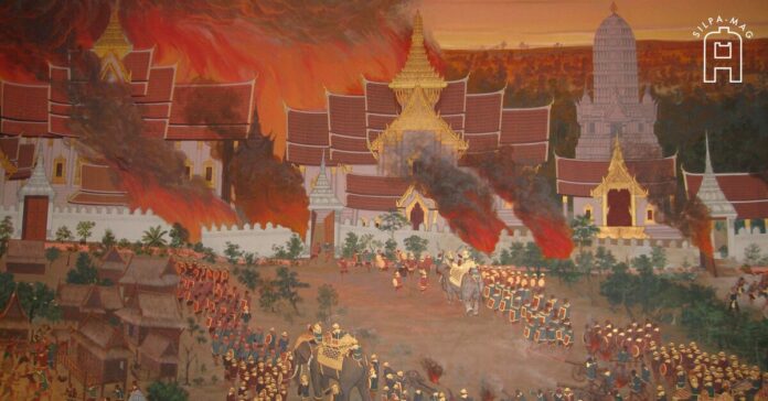กองทัพพม่า โจมตี กรุงศรีอยุธยา สมัย พระเจ้าเอกทัศ