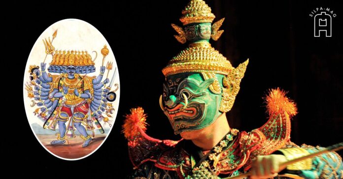 Cover photo - Ravana ทศกัณฐ์ ราวณะ ราวัณ โขน รามเกียรติ์
