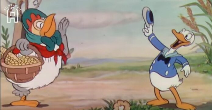 Cover photo Donald Duck โดนัลด์ ดั๊ก เป็ดขี้โมโห 9 มิถุนายน 1934