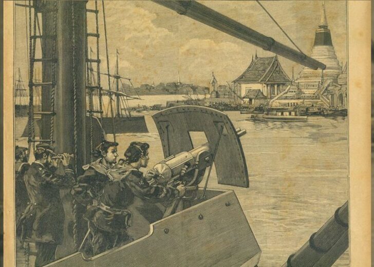 เหตุการณ์ วิกฤตการณ์ ร.ศ. 112 เรือรบ ฝรั่งเศส มุ่งสู่ ปากน้ำ