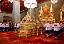 รัชกาลที่ 10 พระราชพิธีบรมราชาภิเษก หมู่พระมหามณเฑียร