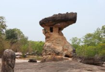 อุทยานประวัติศาสตร์ภูพระบาท อุดรธานี ที่ตั้ง พระบาทบัวบก บ้านเชียงและภูพระบาท