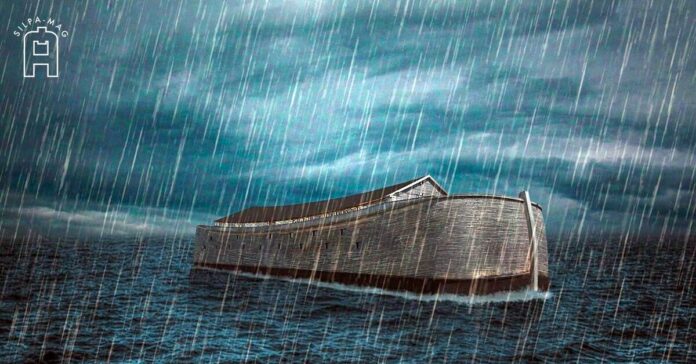 ภาพจำลอง เรืออาร์ค โนอาห์ ตำนานน้ำท่วมโลก เรืออาร์คของโนอาห์