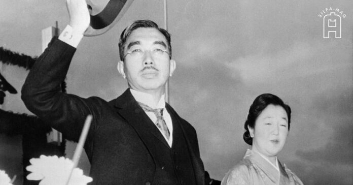 จักรพรรดิฮิโรฮิโตะ จักรพรรดินีนากาโกะ ญี่ปุ่น 15 สิงหาคม 1945
