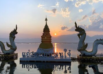 พระอาทิตย์ ตกดิน ที่ กว๊านพะเยา พะเยา จังหวัดพะเยามาจากไหน