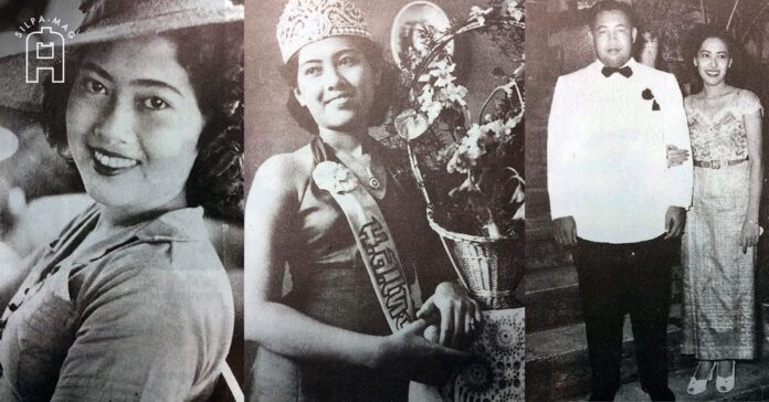Cover photo Riam Phetyanawin เรียม เพศยนาวิน นางสาวไทย วันเสกสมรส กับ รายารัฐเปอร์ลิศ