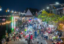 ถนนคนเดิน จ. หนองคาย เมืองหนองคาย