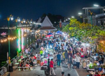 ถนนคนเดิน จ. หนองคาย เมืองหนองคาย