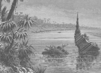 พระธาตุกลางน้ำโขงที่หนองคาย พระธาตุเมืองลาหนองคาย จมลงเมื่อ พ.ศ. 2390 พระธาตุกลางน้ำโขงที่หนองคาย พระธาตุเมืองลาหนองคาย