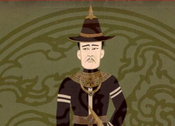 เจ้าพระยาจักรี (ด้วง) สมุหนายกสมัยธนบุรี เจ้าพระยาจักรี คนสุดท้าย ภาพวาด ฝีพระหัตถ์ รัชกาลที่ 6 พระราชทินนาม หลวงการ์เดนกิจบริรักษ์