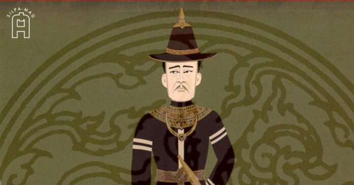 Cover เจ้าพระยาจักรี (ด้วง) สมุหนายกสมัยธนบุรี เจ้าพระยาจักรี คนสุดท้าย ภาพวาด ฝีพระหัตถ์ รัชกาลที่ 6 พระราชทินนาม หลวงการ์เดนกิจบริรักษ์