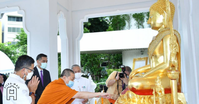 พระพุทธมิ่งมงคลปสิทธิผลธาดา การบินไทย