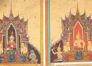ท้าวกุเวร หรือเวสสุวรรณ ท้าวธตรฐ