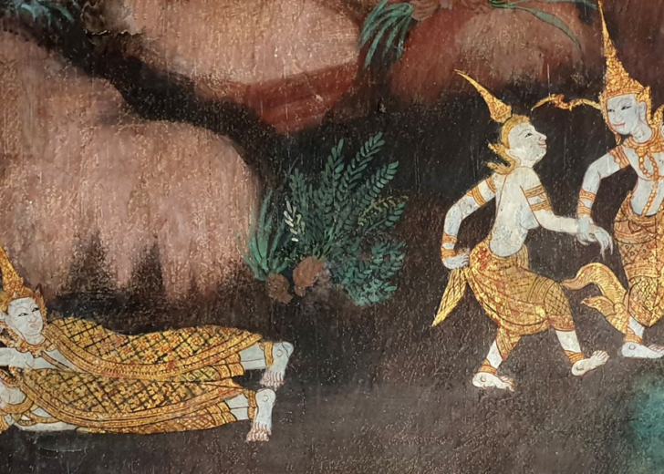 “ความฝัน” 4 ประเภท จาก 4 สาเหตุในคัมภีร์พุทธศาสนา ฝันเวลาไหนมักเป็นลางบอกเหตุ? จิตรกรรม จุลปทุมชาดก นอนหลับ ความฝัน ความฝัน 4 ประเภท