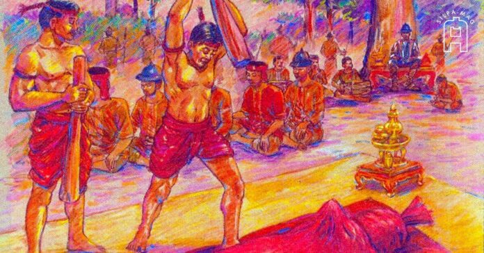 สำเร็จโทษ ท่อนจันทน์ กฎมณเทียรบาล กรมขุนเสนาพิทักษ์ เจ้านายที่ทรงถูกสำเร็จโทษ