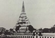 พระร่วงโรจนฤทธิ์ที่วิหารด้านทิศเหนือขององค์พระปฐมเจดีย์