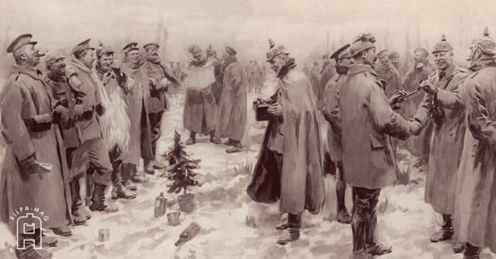 Cover photo Christmas Truce เหตุการณ์ Christmas Truce 1914 เหตุการณ์พักรบวันคริสต์มาส