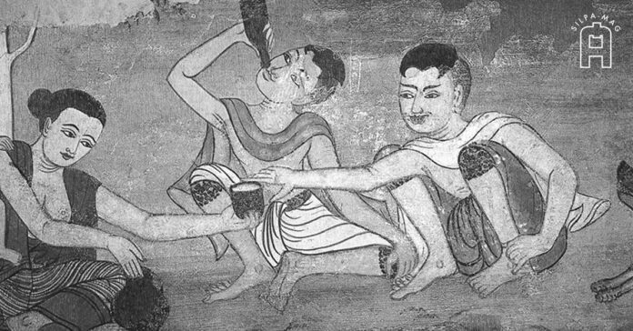 ศีล 5 ข้อบัญญัติทางศาสนา สุรา สยาม อากรสุรา ภาษี