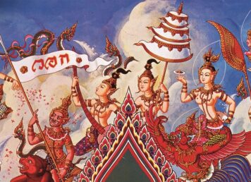 7 นางสงกรานต์ ปฏิทินสงกรานต์ของธนาคารออมสิน พุทธศักราช 2523 นางสงกรานต์คือ ทุงษเทวี สงกรานต์ไทย ปีใหม่ไทย