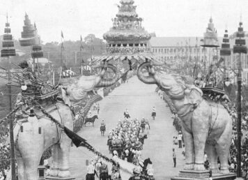 ซุ้มช้าง ช้าง ซุ้มรับเสด็จ รัชกาลที่ 5 19 ช้างเผือกคู่พระบารมีรัชกาลที่ 5