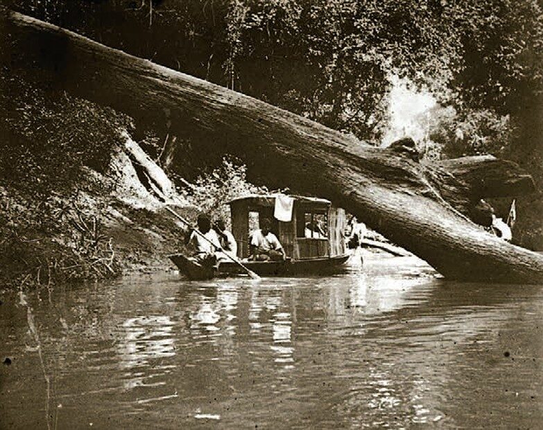 เรือมาดเก๋ง ขบวนเสด็จ สมเด็จฯ กรมพระยาดำรงราชานุภาพ แม่น้ำป่าสัก