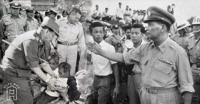 จอมพลสฤษดิ์ ธนะรัชต์ ประกอบเรื่อง ความขัดแย้งไทย-เขมร
